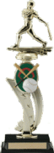 3D Baseball Riser Trophy