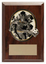Soccer Blow-out Plaque, Male