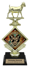 G.O.A.T. Award with Diamond Star Riser
