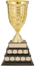 3 tier Manzè Annual Trophy Cup