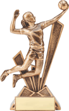 Check Mate Female Volleyball Resin
