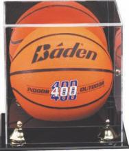 Mirrored Gameball Display Case - Basketball