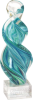 Spectrum Swirl Art Glass