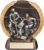 5 1/2" goalie and player resin plate