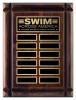 9&quot; x 12&quot; walnut deep groove annual plaque
