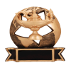 Globe Lamp of Knowledge Resin Trophy