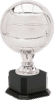 Volleyball Champion Trophy - Silver with Black Base