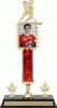 Ribbon Star Column Trophy