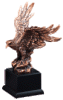 Wings back eagle trophy