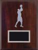Cherry laminate basketball silhouette Plaque