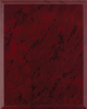 Ruby marble plaque